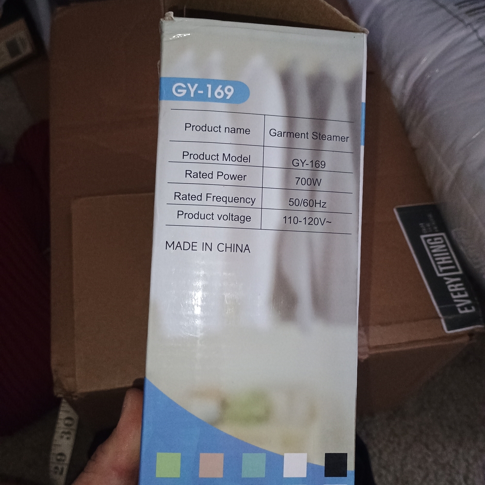 Garment Steamer - White - Picture 2 of 5
